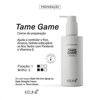 Creme Modelador Tame Game Keune Style 200ml Produto Creme Modelador Tame Game Keune Style 200ml