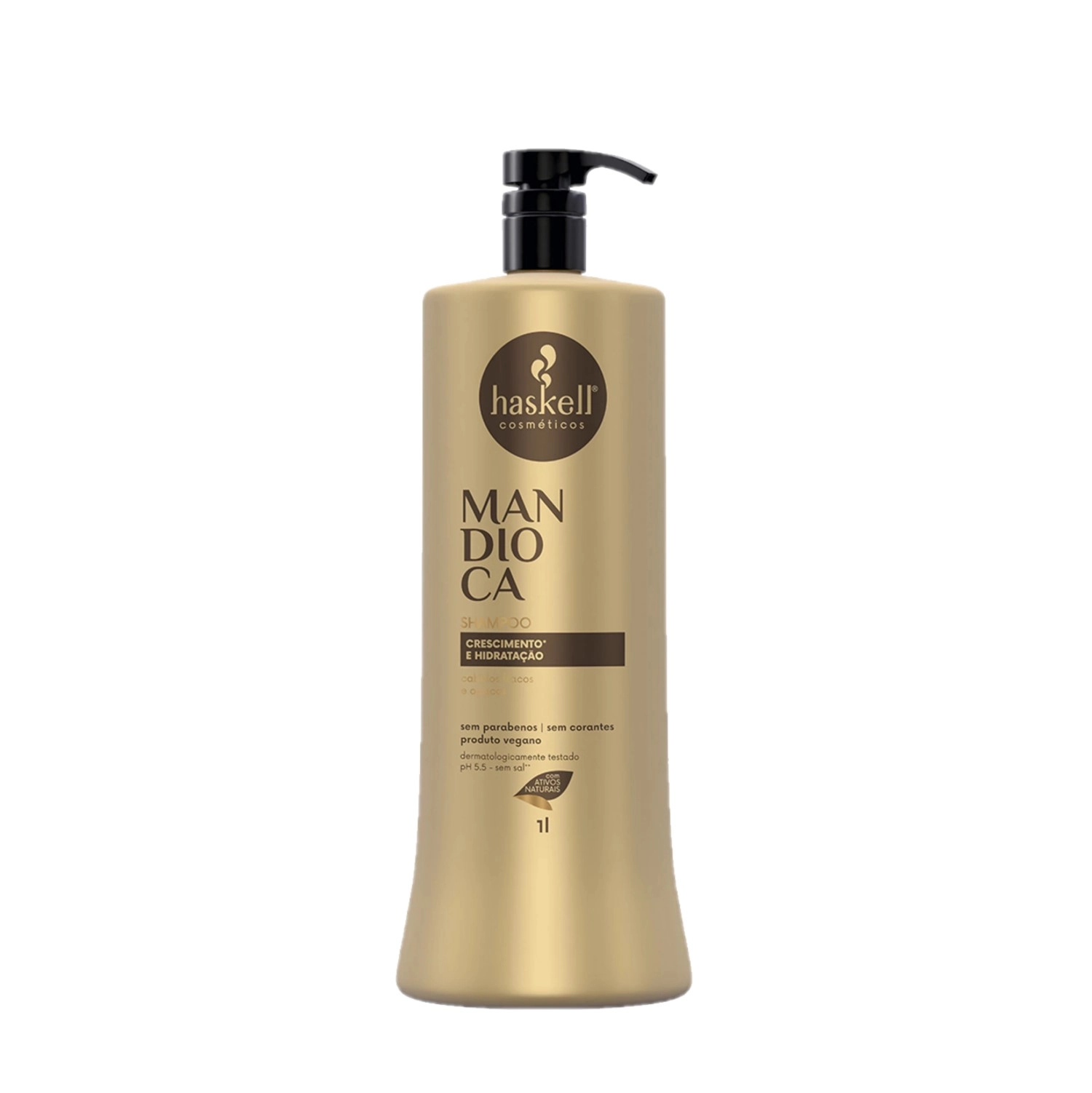 Produto: Shampoo Haskell Mandioca 1 Litro Kit Com 3 Unidades