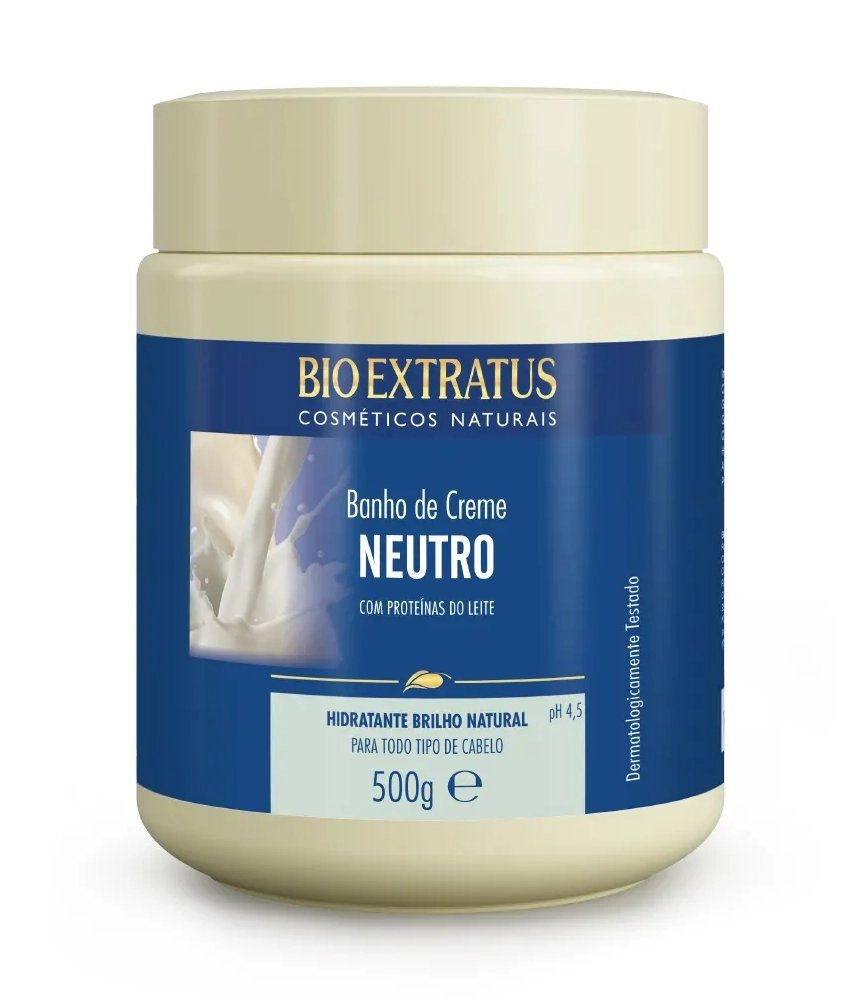 Produto: Banho de Creme Neutro Com Proteínas do Leite 500g - Bio extratus