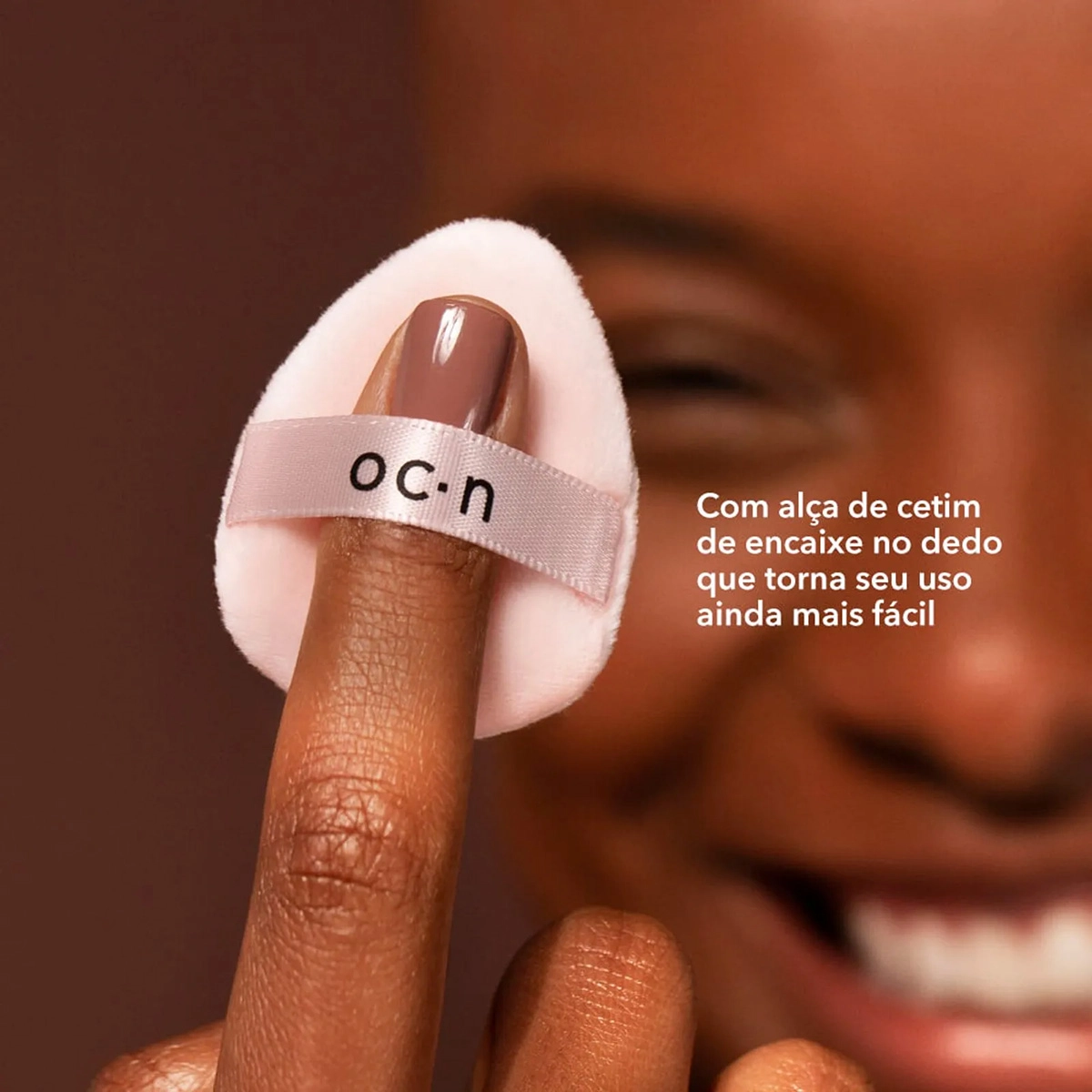 Esponja de Maquiagem Mini Powder Puff Rosa Océane Edition Produto Esponja de Maquiagem Mini Powder Puff Rosa Océane Edition