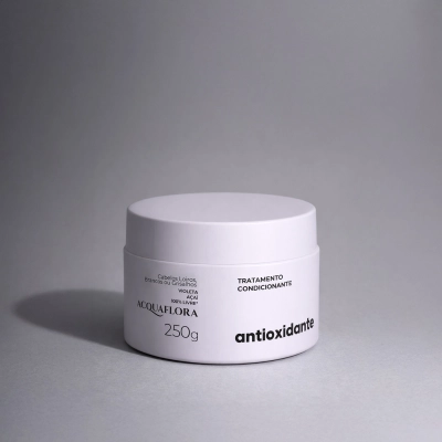Kit Shampoo 300ml e Máscara 250g Acquaflora Antioxidante Secos ou Danificados Produto Kit Shampoo 300ml e Máscara 250g Acquaflora Antioxidante Secos ou Danificados