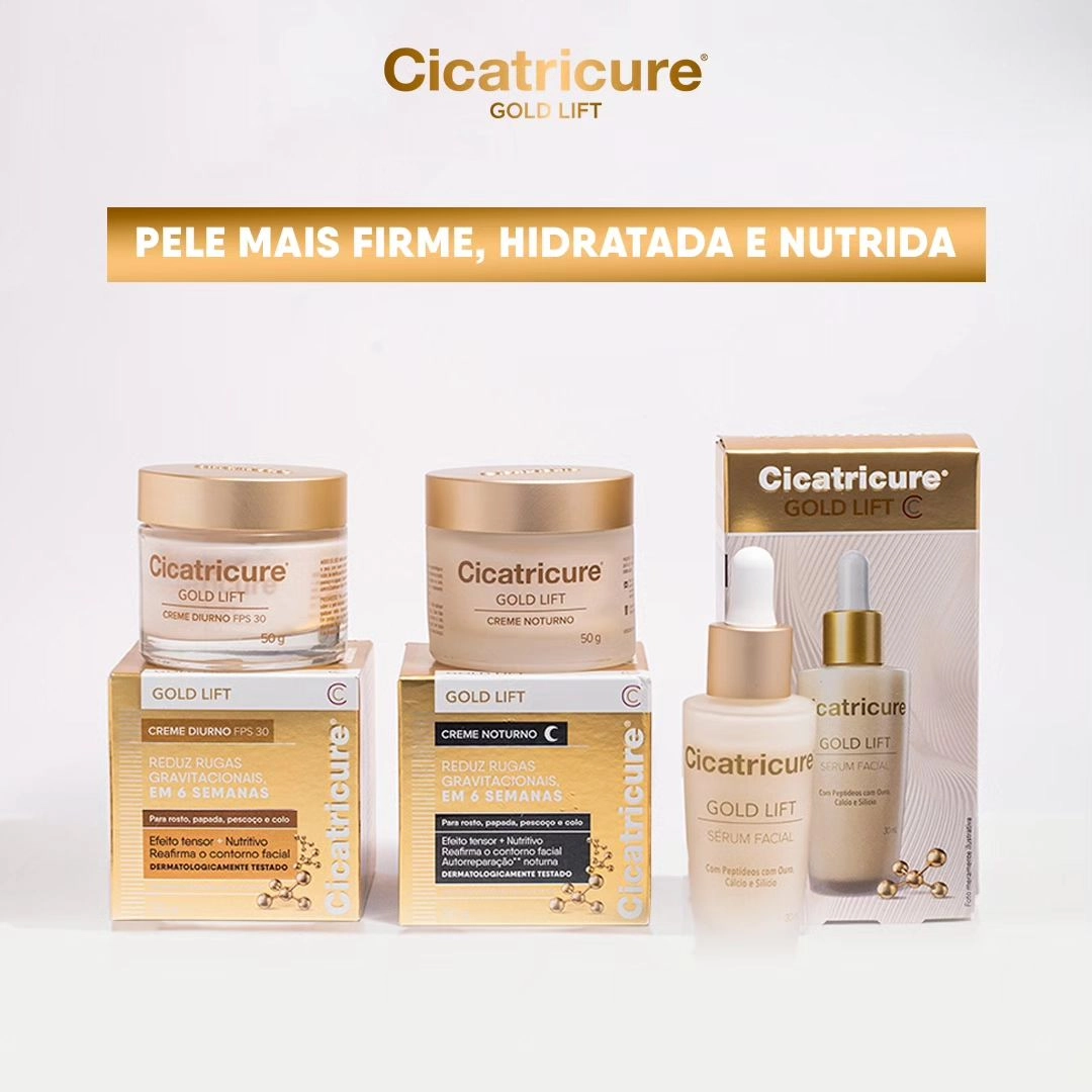 Produto Kit Cicatricure Antiestrias Água Micelar Clareador e Anti Idade 5 Produtos
