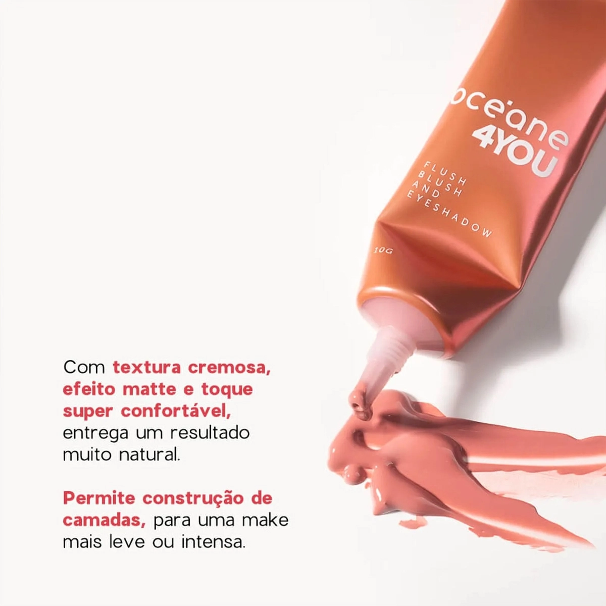 Produto: Kit Océane 4you Flush Bright Cherry e Lip Pen Mauve (2 produtos)