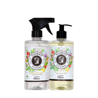 Produto: Kit Giorno Cucina Sabonete Líquido e Limpador Multiuso 2 Produtos