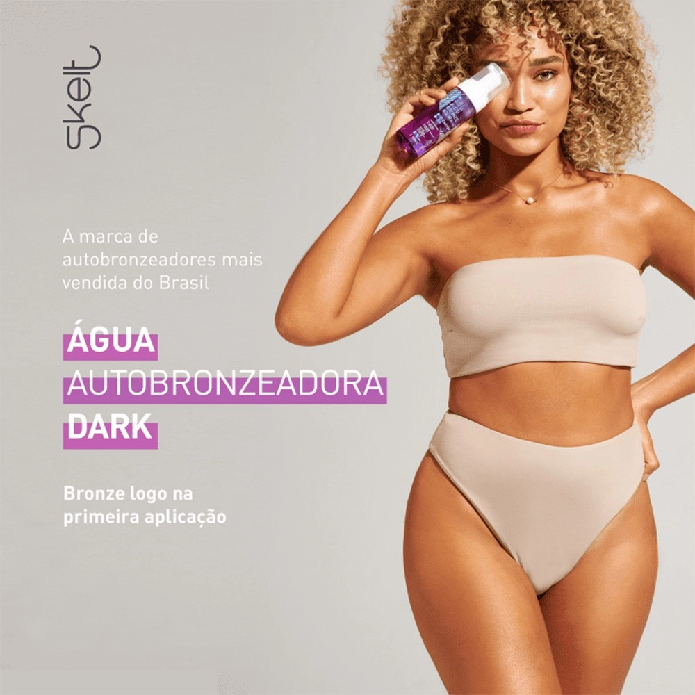 Água Autobronzeadora Corporal Dark Red Carpet Glow Skelt 150ml Produto Água Autobronzeadora Corporal Dark Red Carpet Glow Skelt 150ml