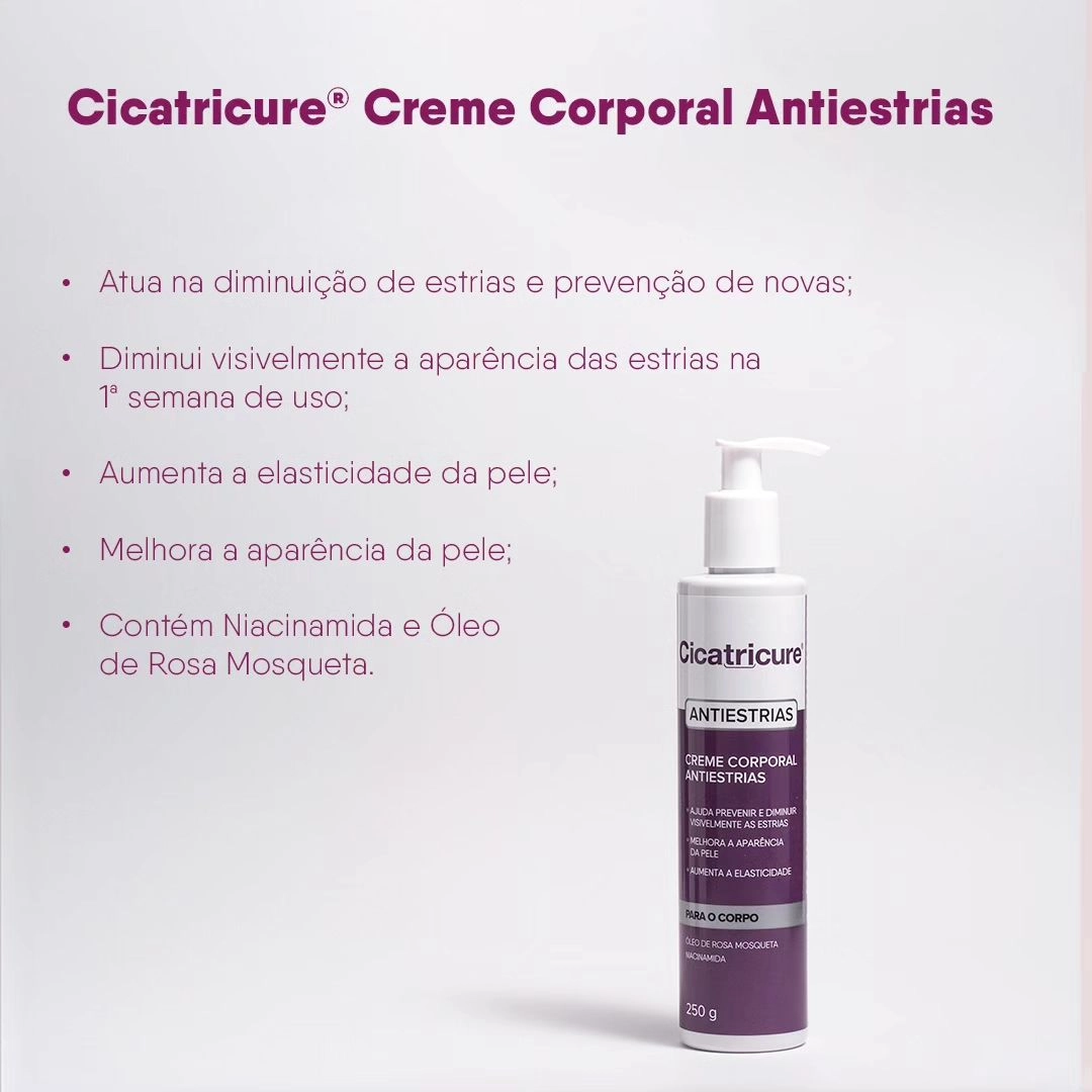 Produto: Kit Cicatricure Antiestrias Água Micelar Clareador e Anti Idade 5 Produtos