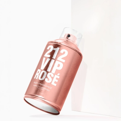 Produto: Body Spray Feminino 212 Vip Rosé Carolina Herrera 250ml