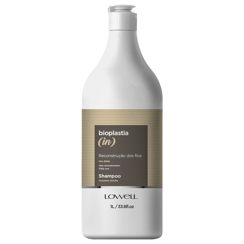 Produto: Shampoo Lowell Bioplastia Amino Care 1 Litro Kit Com 3 Unidades