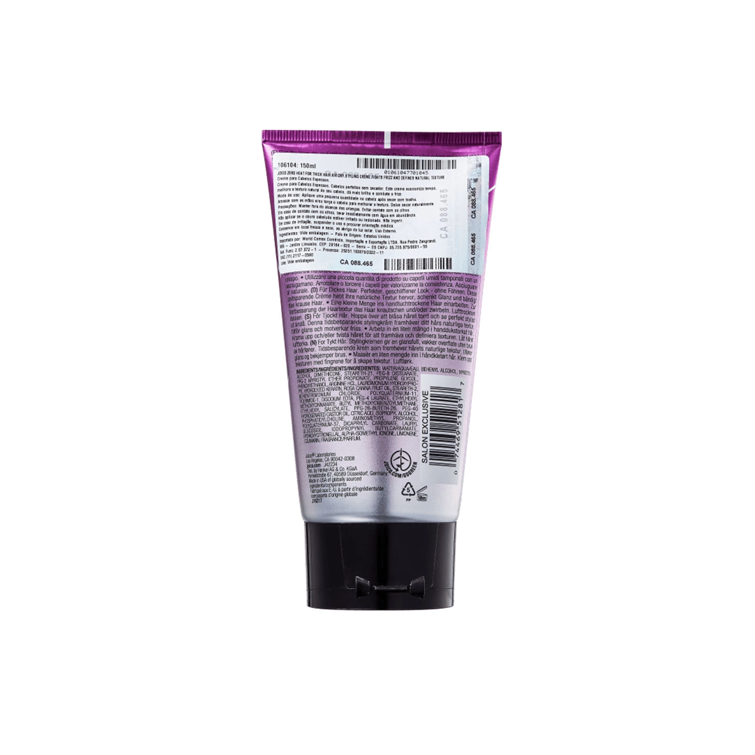 Produto: Leave-in Zero Heat Thick Hair Joico Style E Finish 150ml