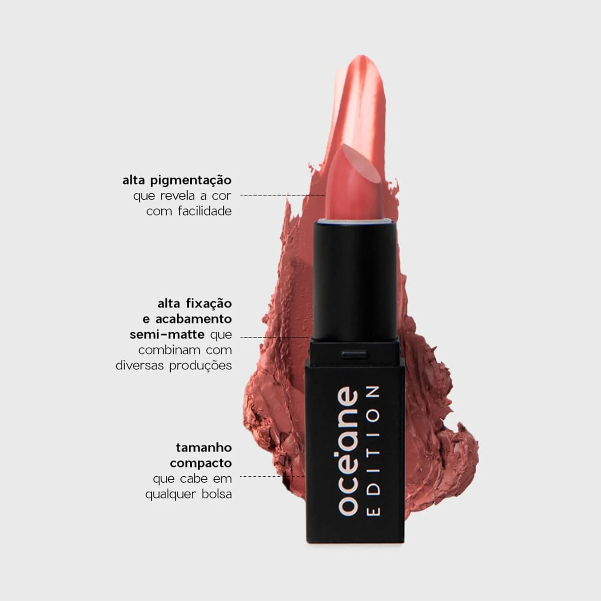 Produto: Mini Batom Sienna Nude Océane Edition The Lipstick 2g