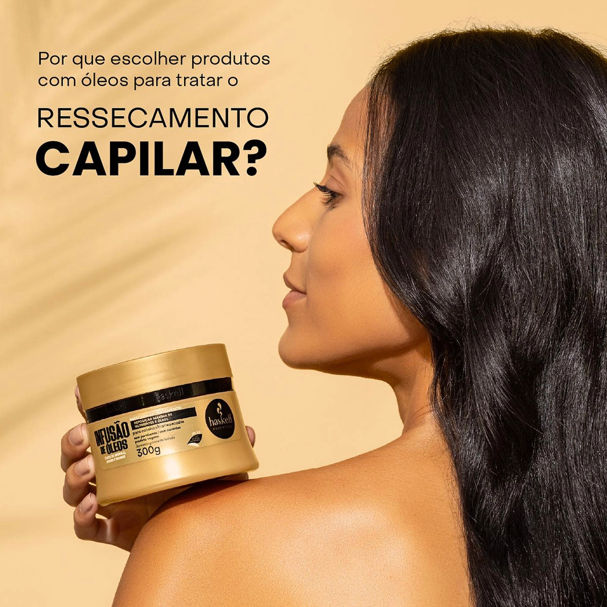 Máscara Capilar Haskell Infusão de Óleos 300g Produto Máscara Capilar Haskell Infusão de Óleos 300g