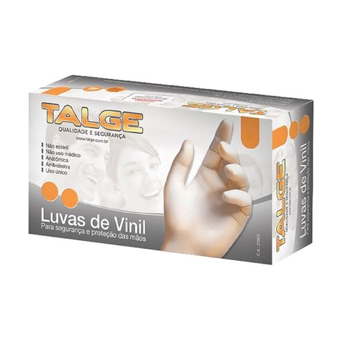 Produto: Luvas de Vinil Sem Pò P 100 Unid Talge