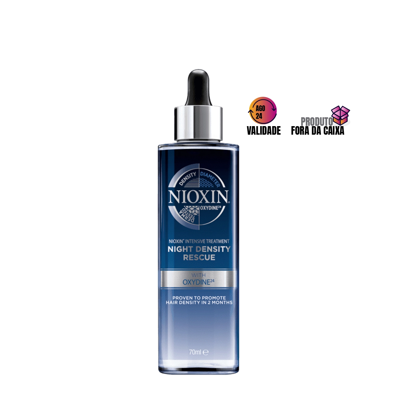 Produto: Nioxin Night Density Rescue Terapia Intensiva  - Leave-in Noturno 70ml (OL)