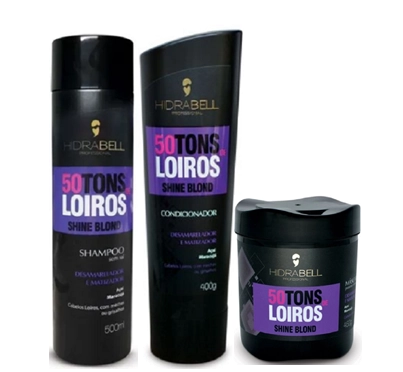 Produto: Kit Hidrabell 50 Tons - Shampoo e Condicionador + Máscara