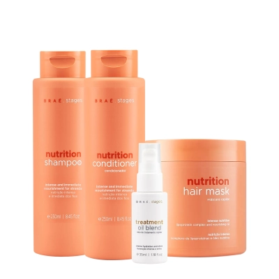 Produto: Kit Braé Stages Nutrition Duo Máscara Oil (4 produtos) 