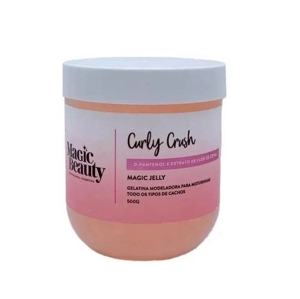 Magic Beauty Curly Crush Magic Jelly - Gelatina Ativadora de Cachos 500g Produto: Magic Beauty Curly Crush Magic Jelly - Gelatina Ativadora de Cachos 500g