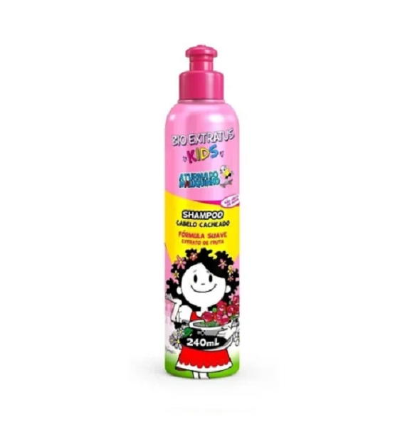 Produto: Kit Infantil Kids Cacheados Shampoo 2x1 e Finalizador Gel Bio Extratus 240ml e 150g