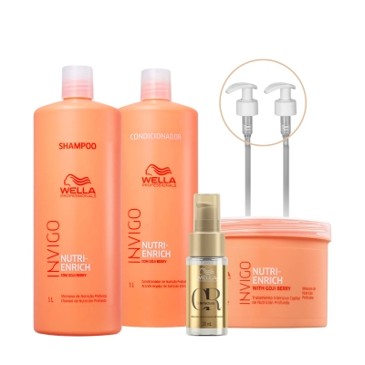 Produto: Kit Wella Professionals Invigo Nutri-Enrich - Nutrição Intensiva (6 produtos)