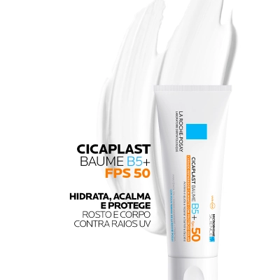 La Roche-Posay Cicaplast Baume B5+ FPS50 - Reparador Facial 40ml Produto La Roche-Posay Cicaplast Baume B5+ FPS50 - Reparador Facial 40ml