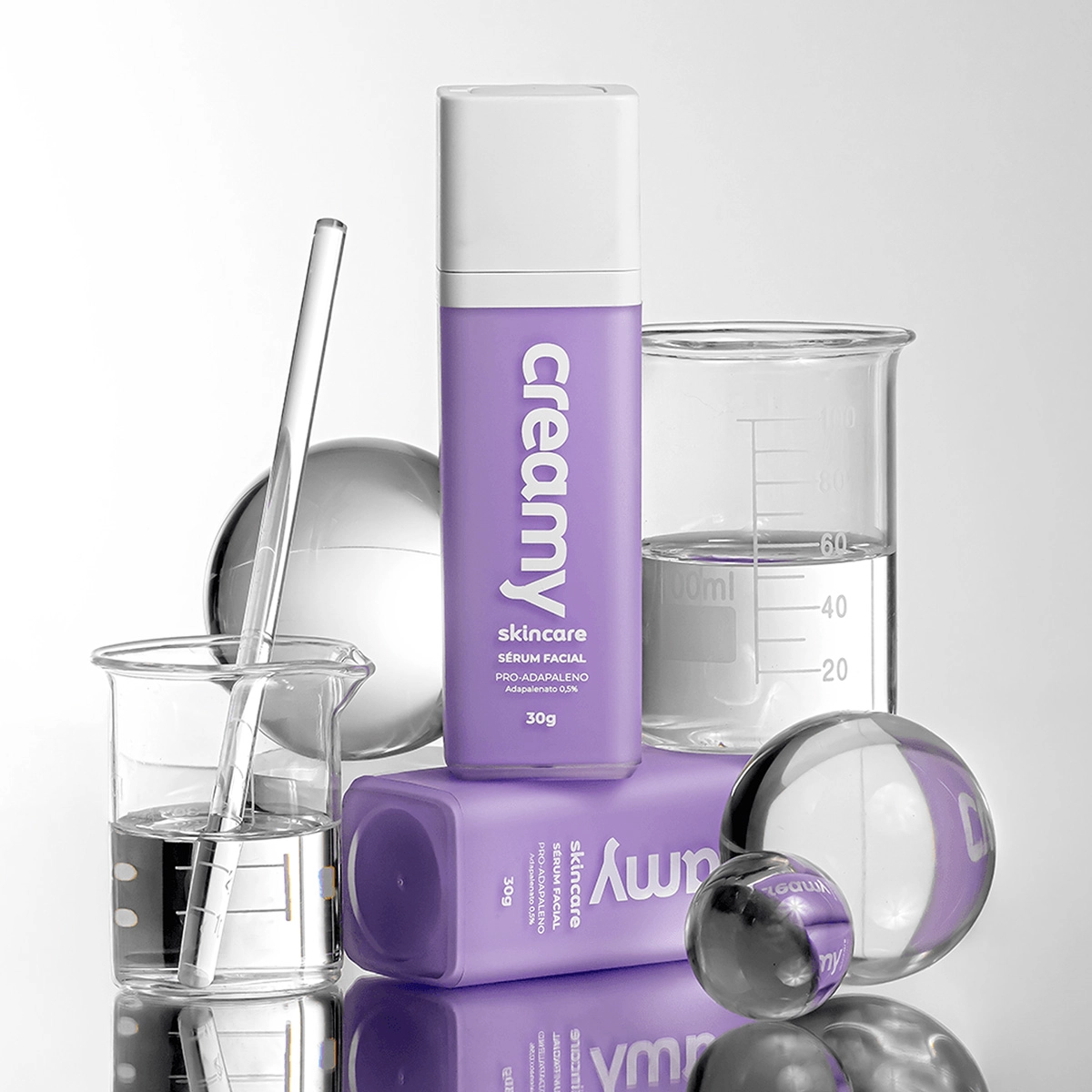 Produto: Kit Creamy Skincare Pro-Adapaleno Anti-Aging Peptide Sérum Hidratante (2 produtos)