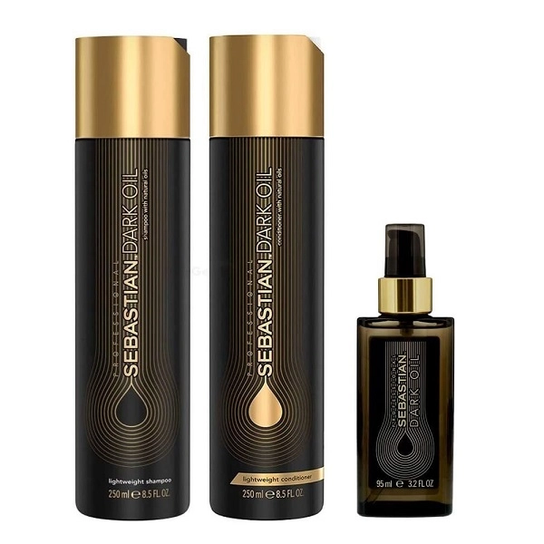Produto Kit Dark Oil Shampoo 250ml Condicionador 250ml Óleo 95ml Sebastian Professional