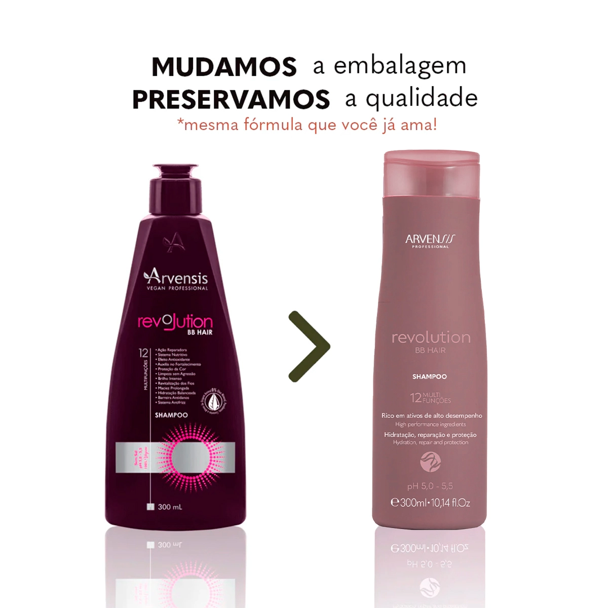 Produto: Shampoo Revolution Bb Hair Arvensis 300ml