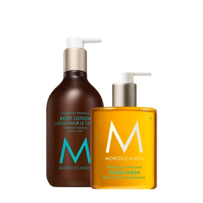 Produto: Kit Moroccanoil Fragance Originale Hand Wash Body Lotion (2 produtos)