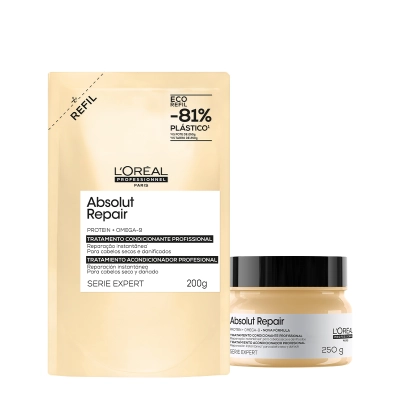 Produto: Kit Máscaras Capilares L'Oréal Professionnel Absolut Repair 250g e 200g