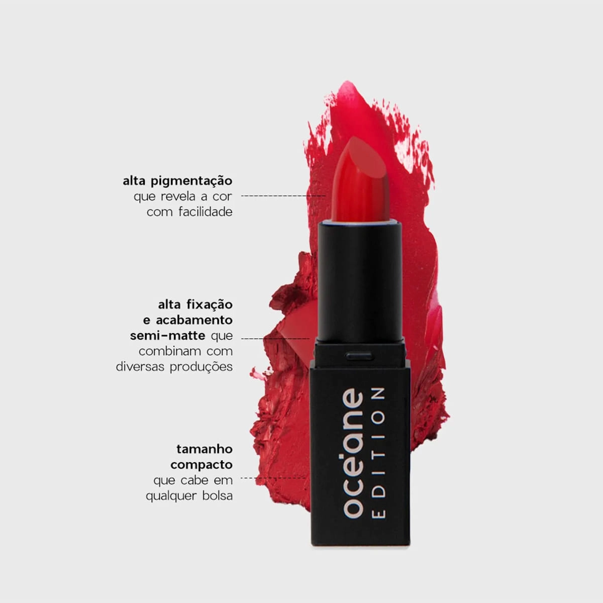 Produto: Mini Batom Red Kiss Océane Edition The Lipstick 2g