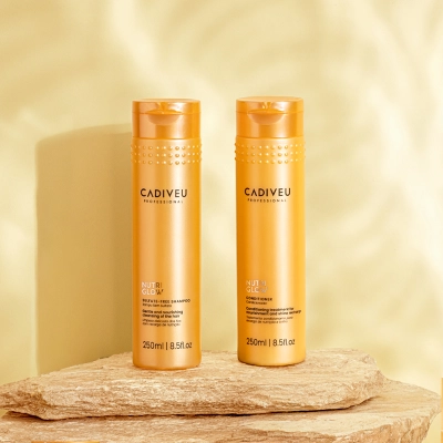 Kit Nutri Glow Shampoo 250ml Condicionador 250ml e Óleo Capilar 60ml Cadiveu Produto Kit Nutri Glow Shampoo 250ml Condicionador 250ml e Óleo Capilar 60ml Cadiveu