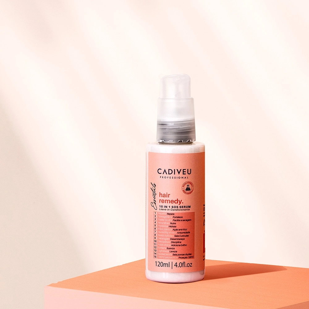 Produto: Leave-in Sos Sérum Essentials Hair Remedy Cadiveu 120ml