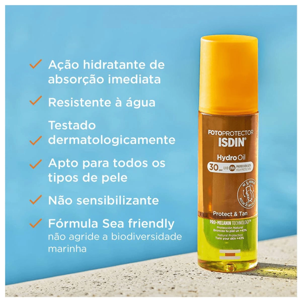 Produto: Kit Protetor Solar HydroOil FPS30 e HydroLotion FPS50 ISDIN 200ml