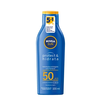 Nivea Sun Protect & Hidrata FPS 50 - Protetor Solar 100ml Produto: Nivea Sun Protect & Hidrata FPS 50 - Protetor Solar 100ml