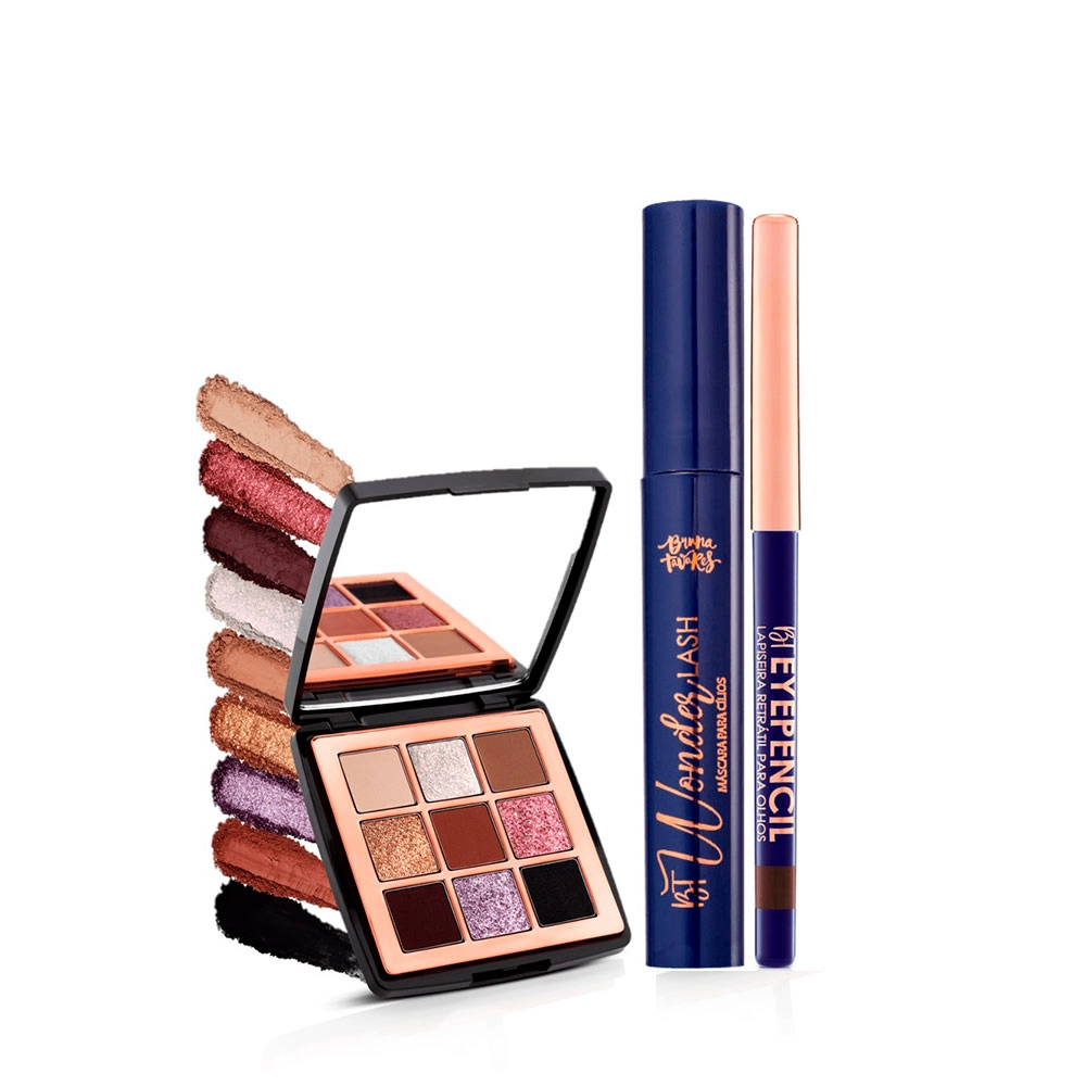 Produto: Kit EyePencil Brown Máscara de Cílios Wonder Lash e Minnie Mouse All Eyes (3 Produtos)
