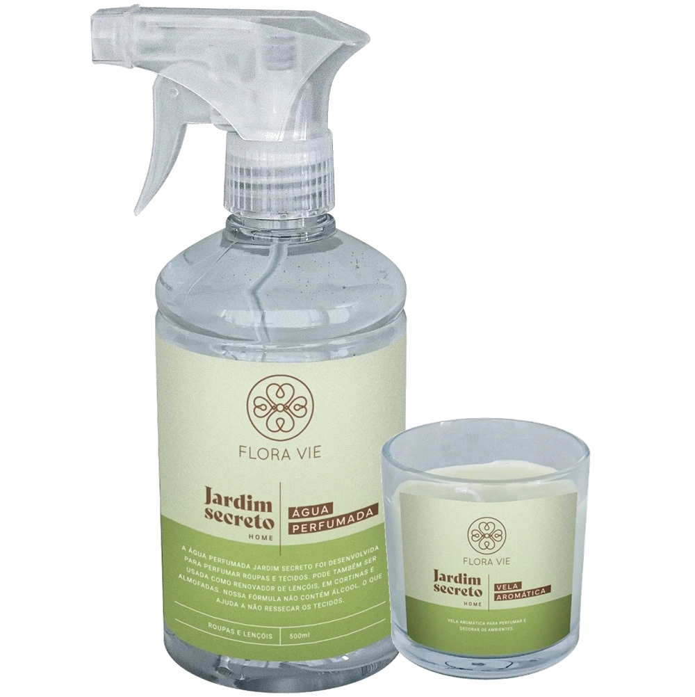 Produto: Kit Flora Vie Jardim Secreto Aromatizado (2 Produtos)