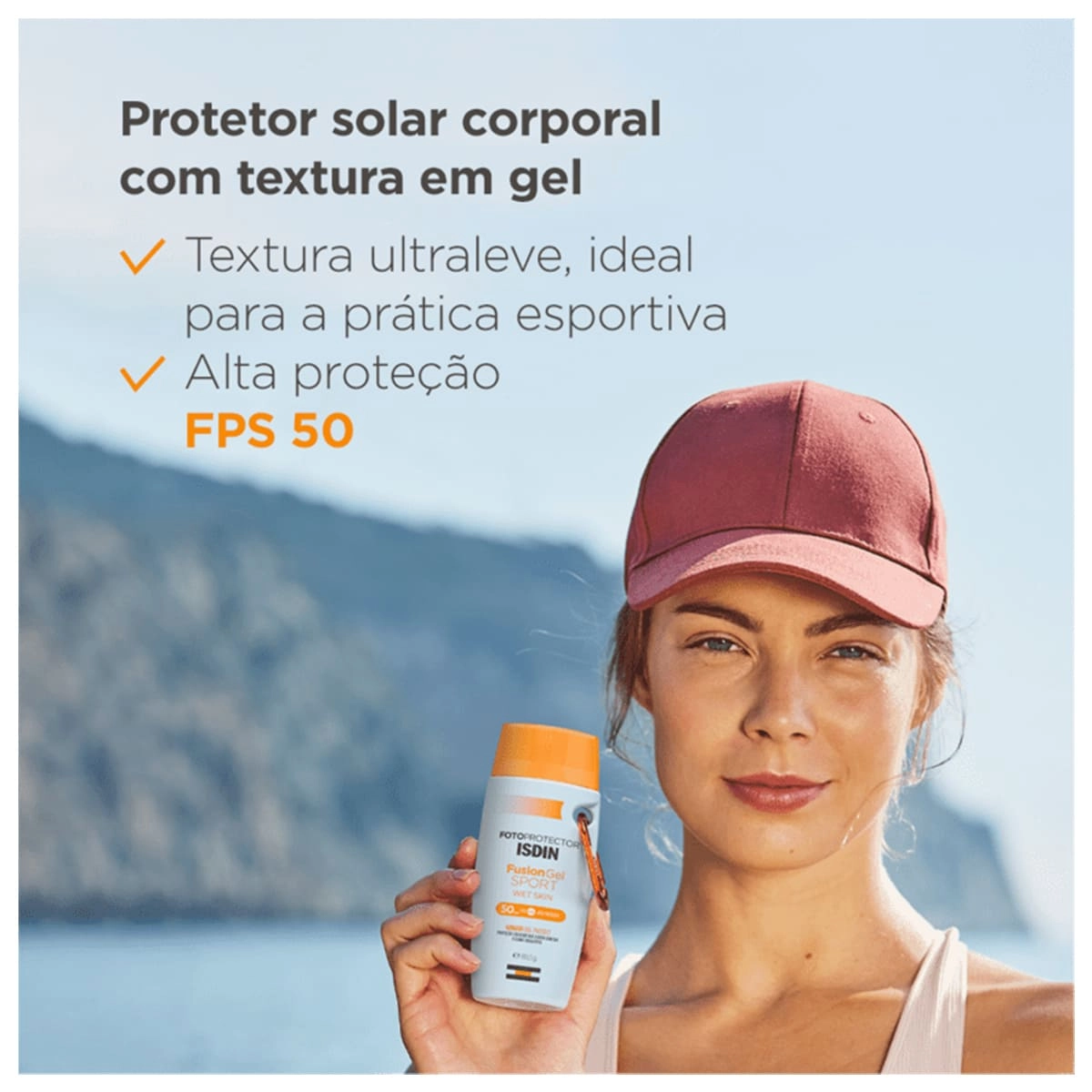 Protetor Solar Fusion Gel Sport Fps 50 Isdin Fusion Gel Sport 89,5g Produto Protetor Solar Fusion Gel Sport Fps 50 Isdin Fusion Gel Sport 89,5g