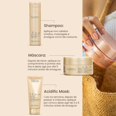 Máscara de Reconstrução Blonde Reconstructor Cadiveu 200ml Produto Máscara de Reconstrução Blonde Reconstructor Cadiveu 200ml