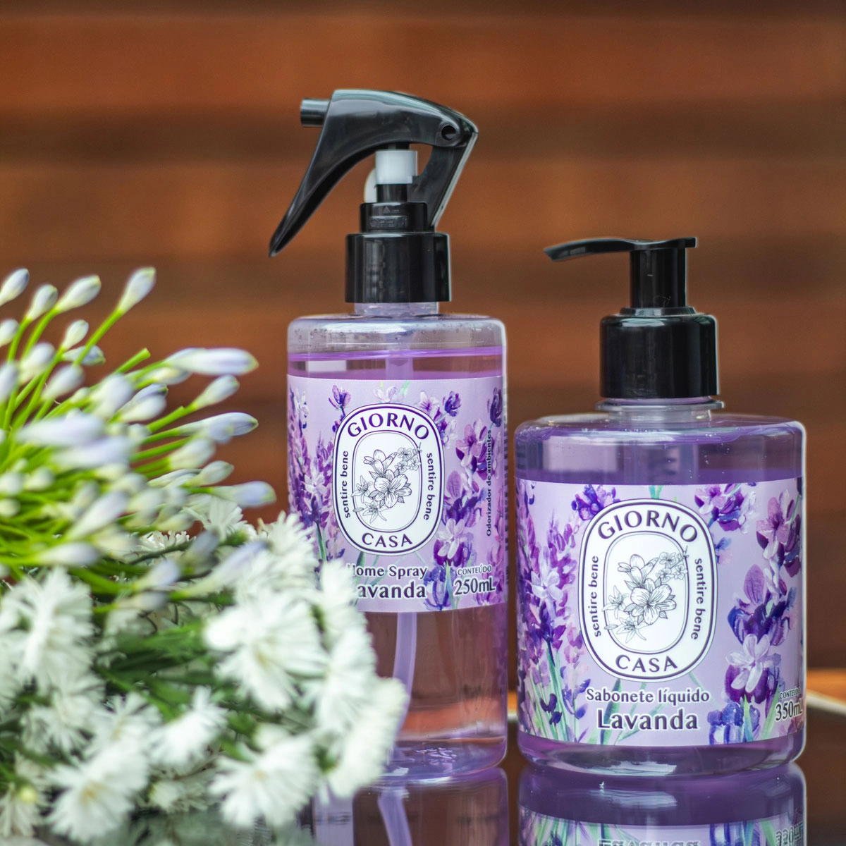 Produto: Sabonete Líquido Lavanda e Flor de Baunilha Giorno Giorno Casa 350ml