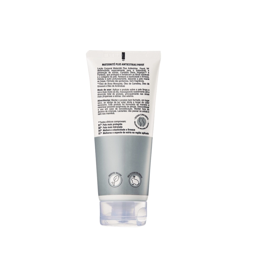 Produto: Creme Antiestrias Maternite Plus Payot 200ml
