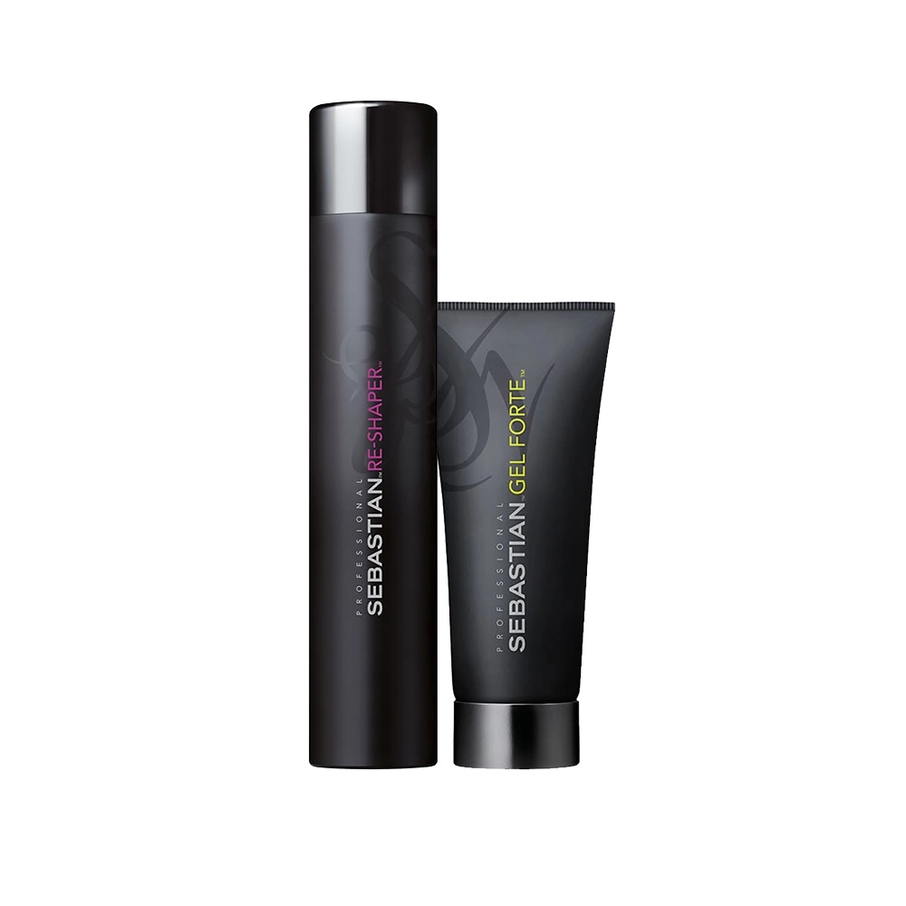 Produto Kit Finalização Capilar Sebastian Professional Form Re-Shaper Gel 200ml e Spray 400ml