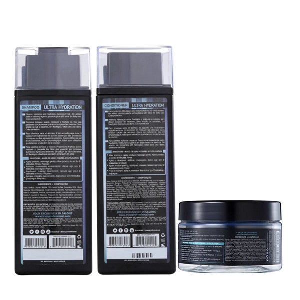 Produto: Kit Tratamento Capilar Truss Ultra Hydration Shampoo 300ml Condicionador 300ml Máscara 180g