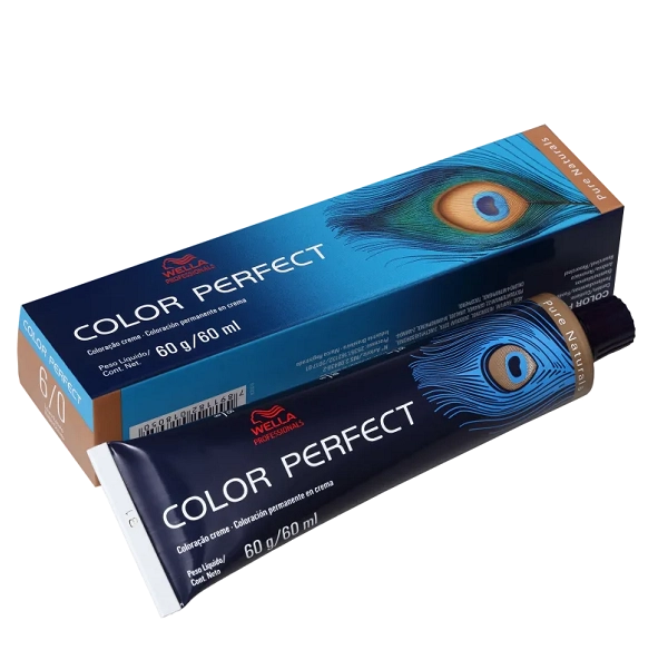 Produto: Coloração Permanente Wella Professionals Color Perfect 6.0 Louro Escuro 60g