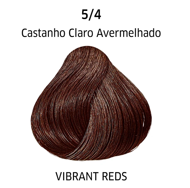 Coloração Permanente Castanho Claro Avermelhado 5.4 Wella Professionals Color Perfect 60ml Produto Coloração Permanente Castanho Claro Avermelhado 5.4 Wella Professionals Color Perfect 60ml
