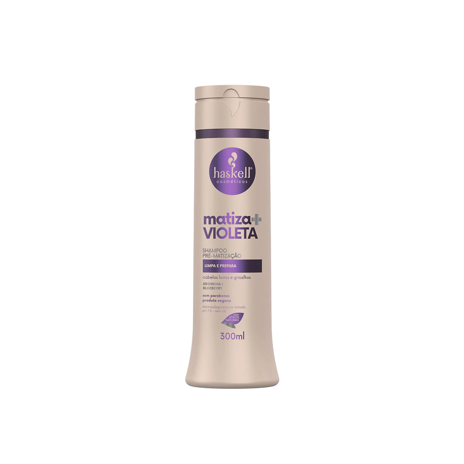 Produto: Kit Shampoo Matiza Violeta 300ml e Máscara Matiza Ultravioleta 90g Haskell Matiza Violeta