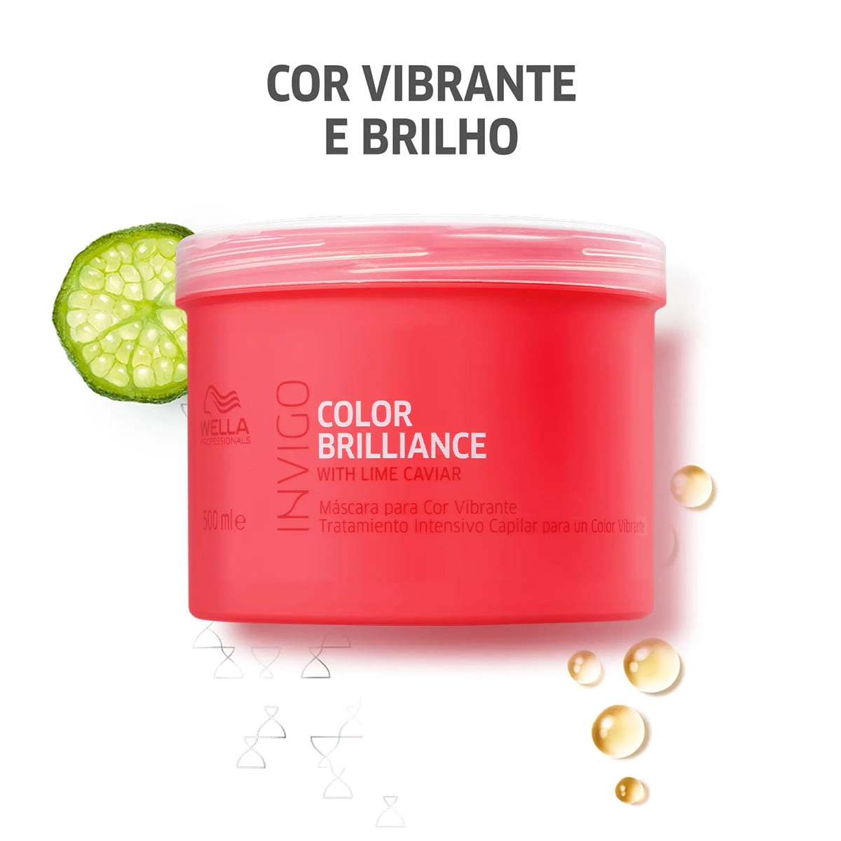 Máscara Capilar Wella Professionals Invigo Color Brilliance Proteção da Cor 500ml Produto Máscara Capilar Wella Professionals Invigo Color Brilliance Proteção da Cor 500ml