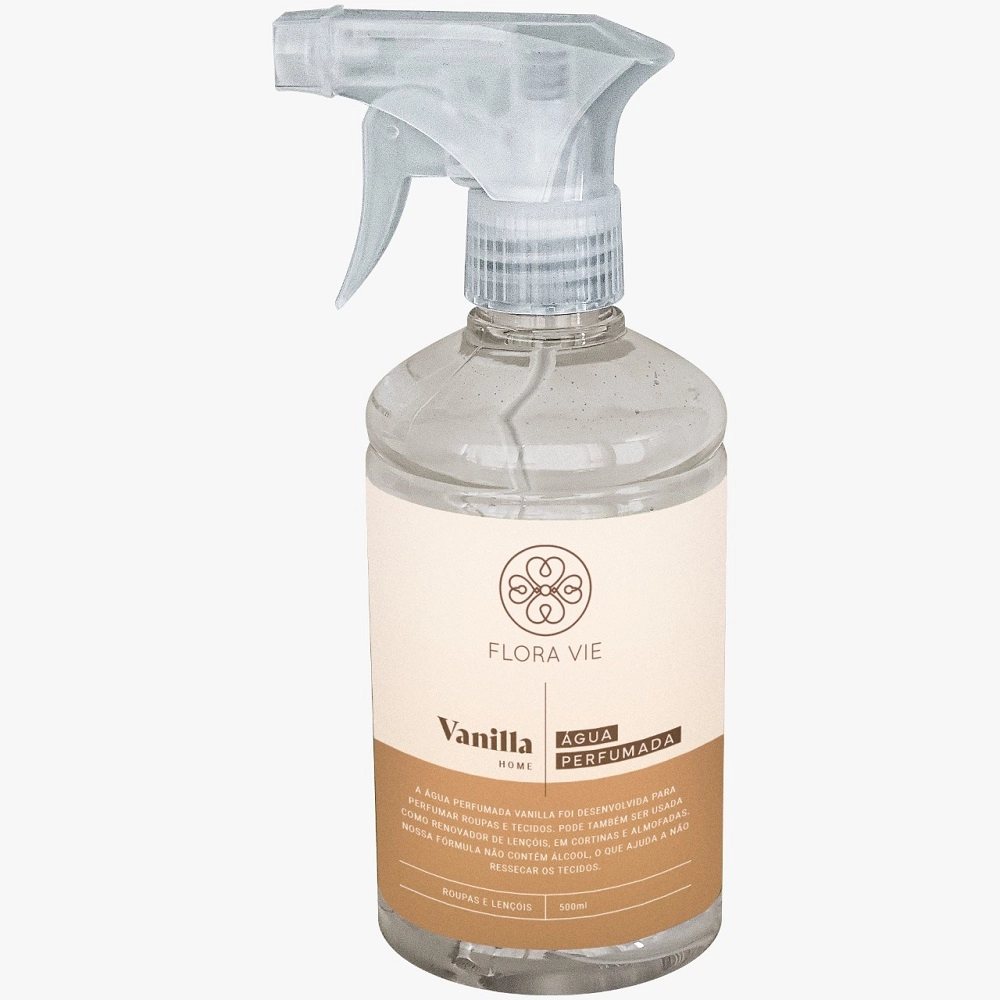 Flora Vie Vanilla Agua Perfumada 500ml Produto: Flora Vie Vanilla Agua Perfumada 500ml