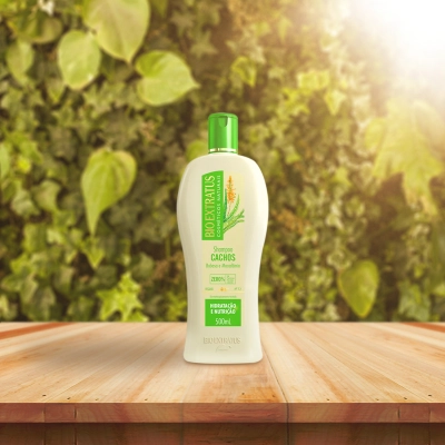 Shampoo Cachos Babosa Bio Extratus Cachos Babosa 500ml Produto Shampoo Cachos Babosa Bio Extratus Cachos Babosa 500ml