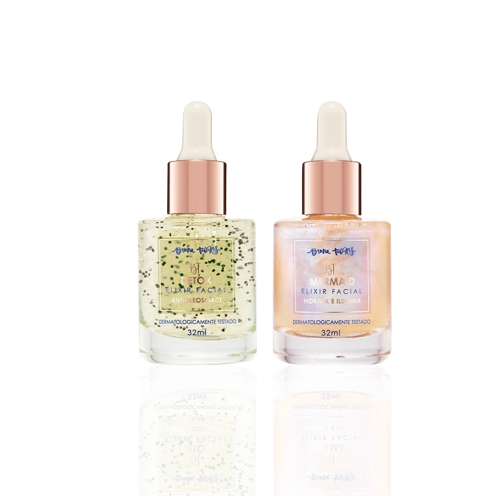 Kit Bruna Tavares BT Mermaid Detox - Elixir Facial 32ml (2 produtos) Produto: Kit Bruna Tavares BT Mermaid Detox - Elixir Facial 32ml (2 produtos)