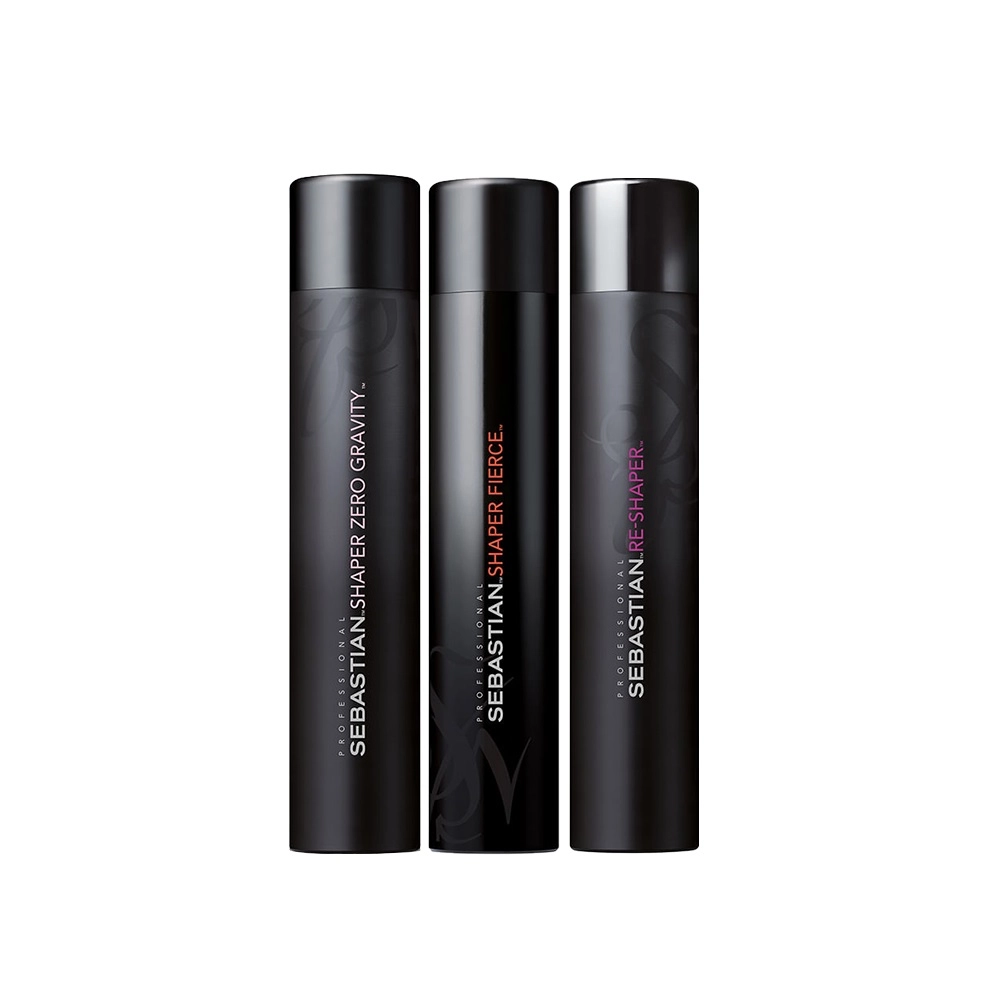 Kit Sebastian Professional Form Re-Shaper Fierce Zero 3 Sprays Fixadores 400ml Produto Kit Sebastian Professional Form Re-Shaper Fierce Zero 3 Sprays Fixadores 400ml