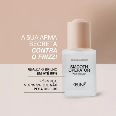 Sérum Anti-frizz Smooth Operator Keune Style 30ml Produto Sérum Anti-frizz Smooth Operator Keune Style 30ml